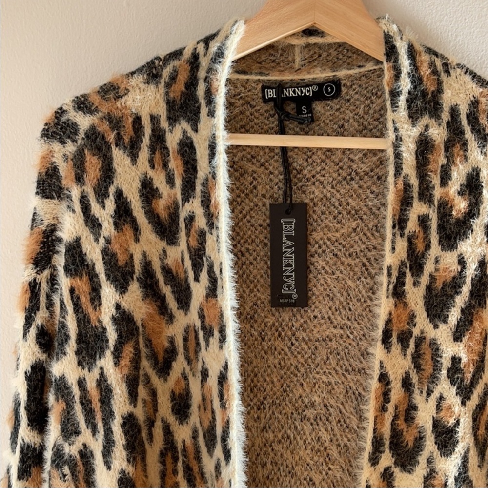 Leopard Luxe Cardigan NWT - Picture 5 of 6